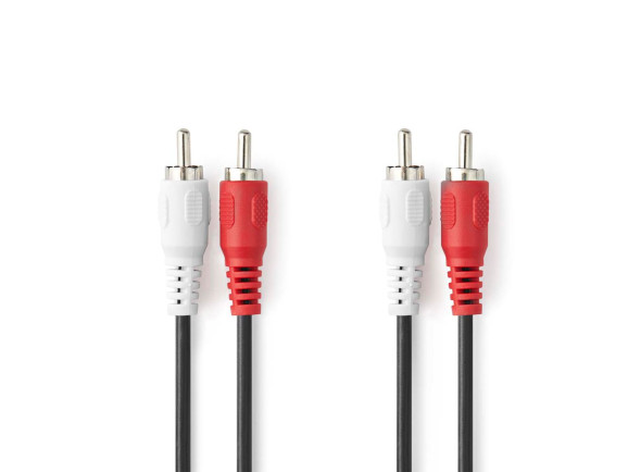 Cabo 2-RCA MACHO / 2-RCA MACHO 3M Cabo 2-RCA MACHO / 2-RCA MACHO 3M